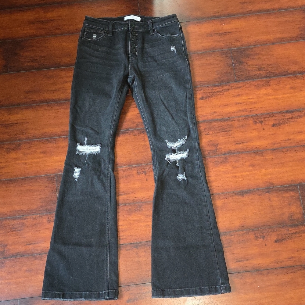 Kancan Distressed Flare Jeans 29/11